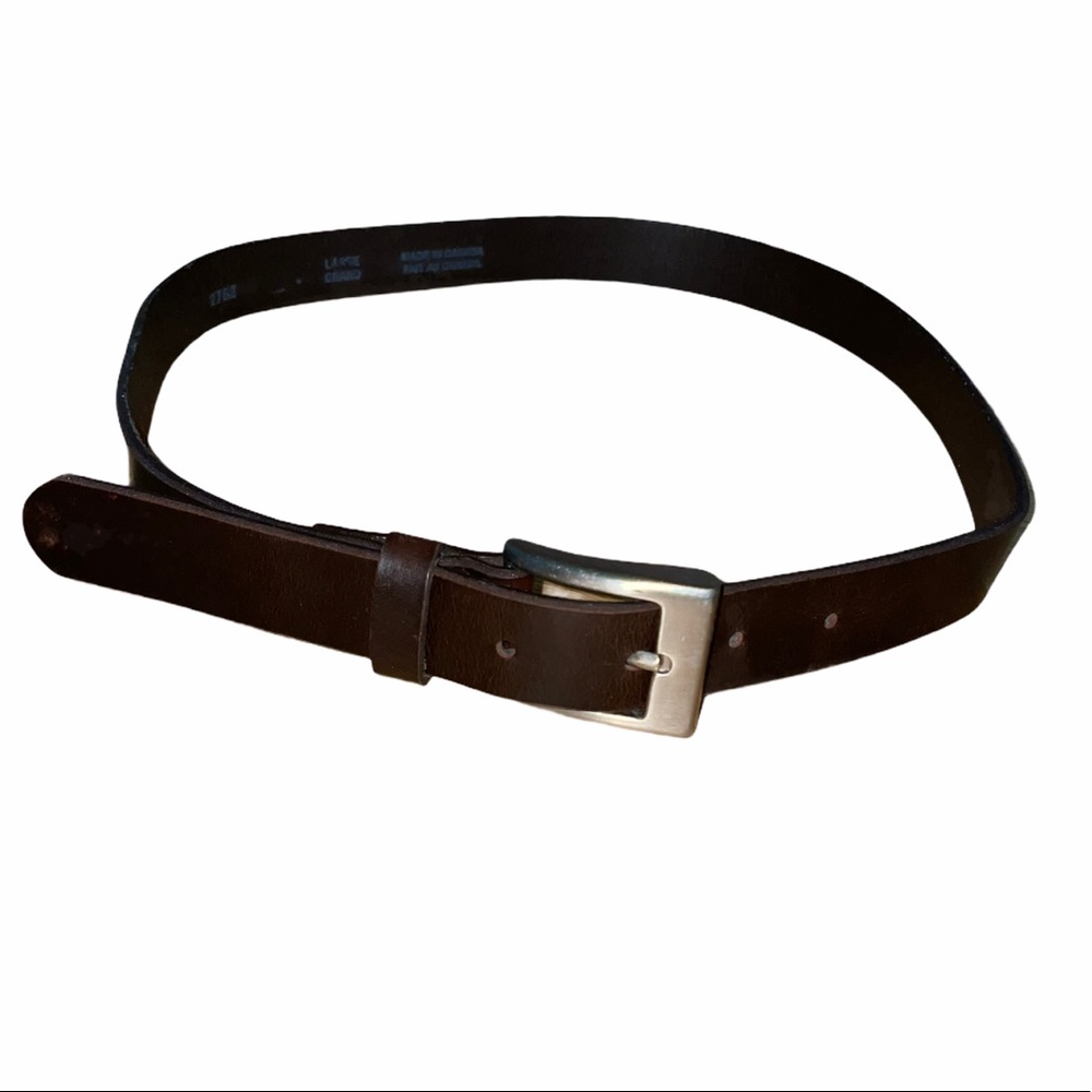 3/$30 brown leather belt large (38.5 inches)